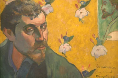 Selbstporträt mit Porträt von Bernard